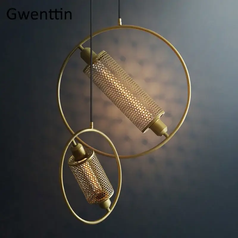 Vintage industrial loft pendant light for modern interior decor Prix Choc