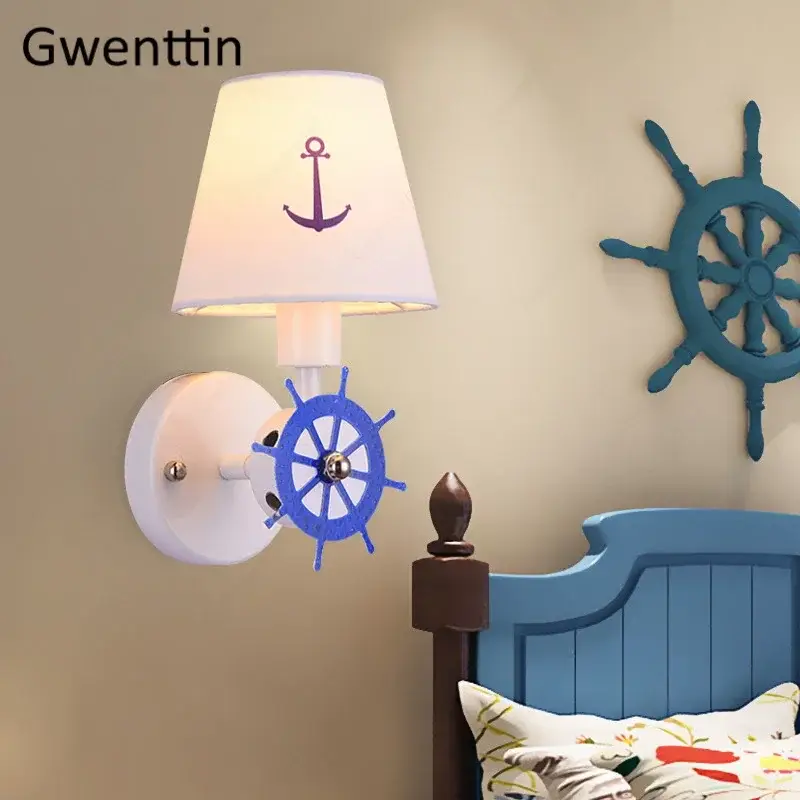 Pirate ship wall light for children's interior decor Vente Flash