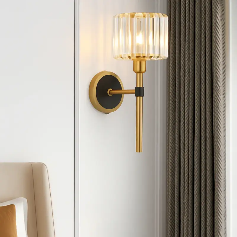 Achetez Aujourd&rsquo;hui Modern crystal wall light for elegant interior decoration
