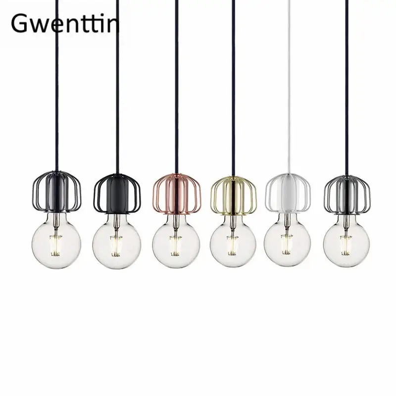 Vente Directe Minimalist nordic iron pendant light for interiors