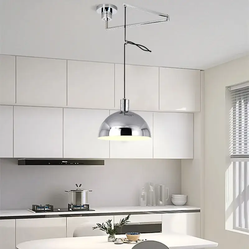 Acheter En Ligne Modern foldable nordic design telescopic chandelier for contemporar…