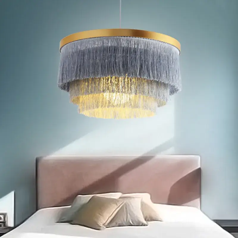Nouvelle Collection Romantic cotton thread chandelier for interior decoration