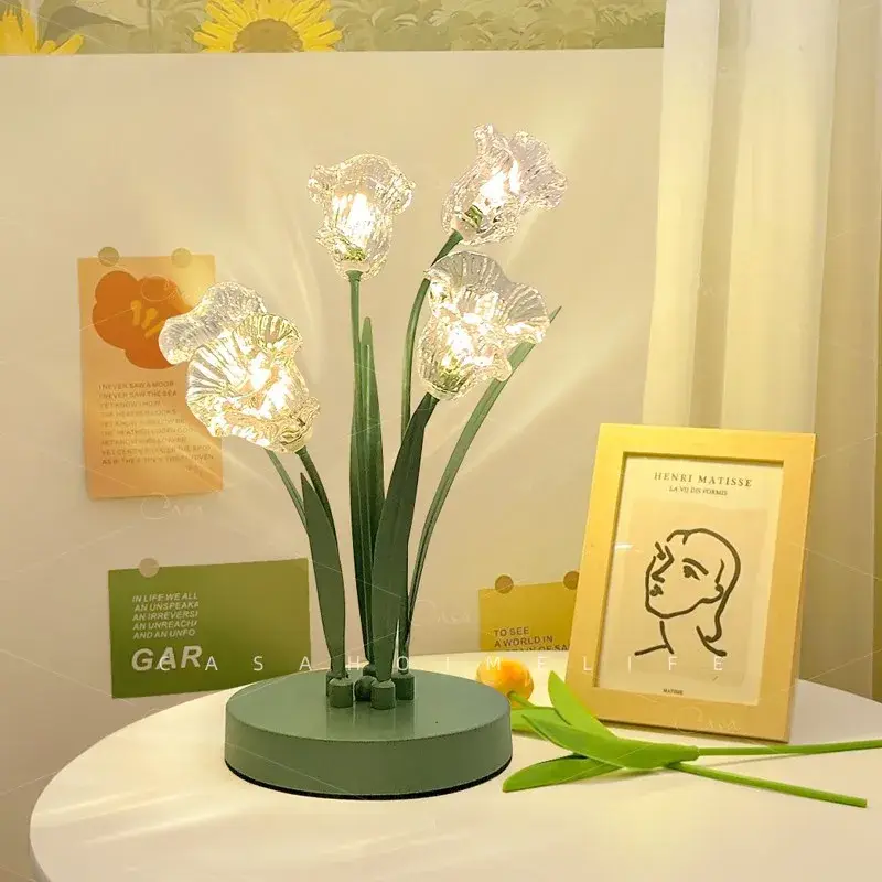 Petit Prix Nordic decorative led flower floor lamp for indoor use