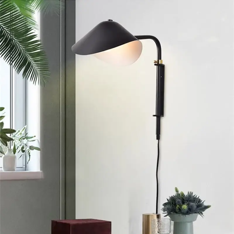 Rotating wall lamp nordic industrial style with telescopic arm Solde