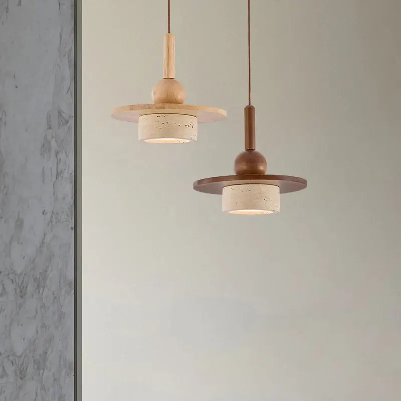 Wabi-sabi stone chandelier for vintage indoor and outdoor decor Prix Bas