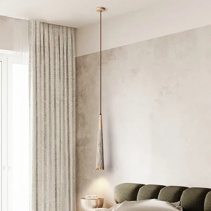 Nouveauté Wabi-sabi cement pendant light for modern interior decor