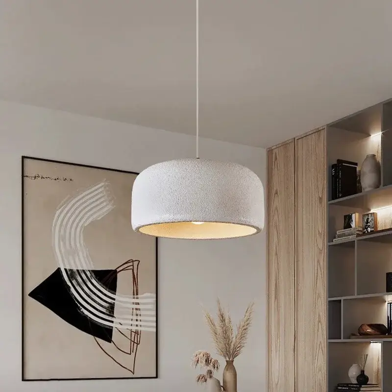 Wabi-sabi dome pendant light japanese design for interior decor Prix Bas