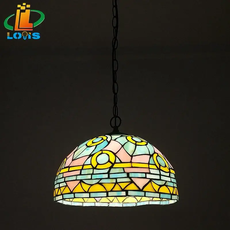 Prix Bas Creative retro tiffany chandelier nordic style for café and bar