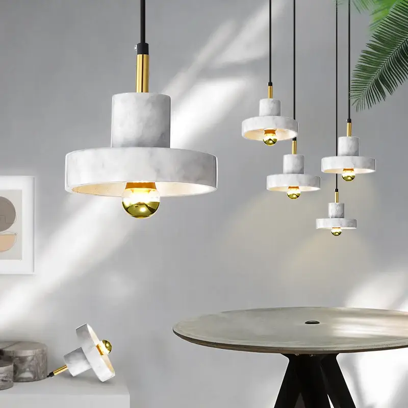 Nordic marble chandeliers post-modern minimalist bar, living room, … Promotion Saisonnière