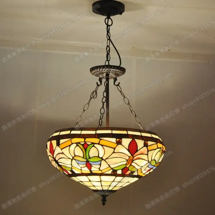 Prix Promo Retro european style chandelier tiffany lamps for interior decoration