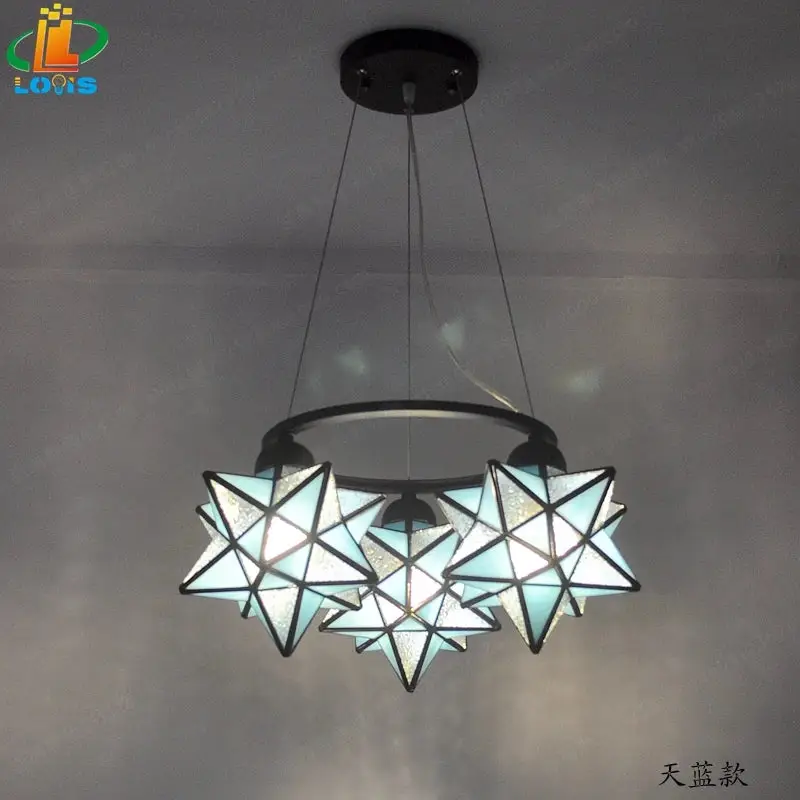 Achat Immédiat Creative pentacle chandelier for bar, restaurant and interior