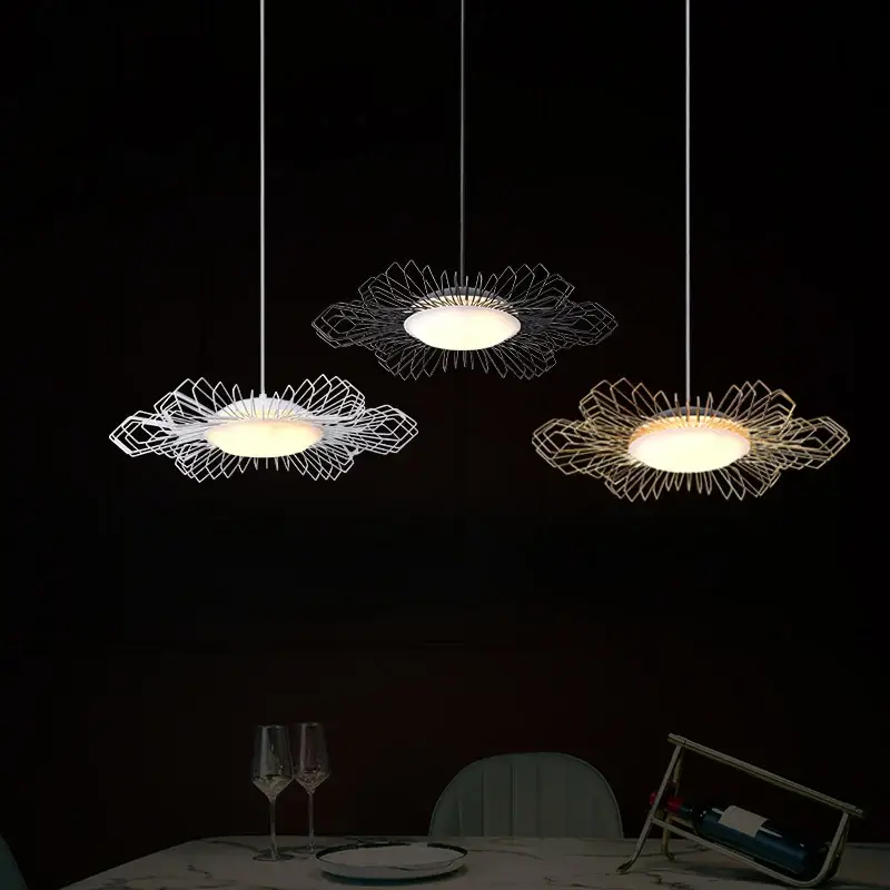 Populaire Modern iron chandelier for nordic interior decoration