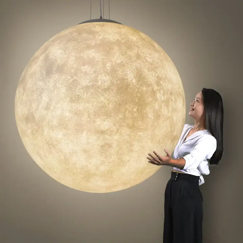 Prix Bas Creative moon-shaped pendant light for a romantic atmosphere