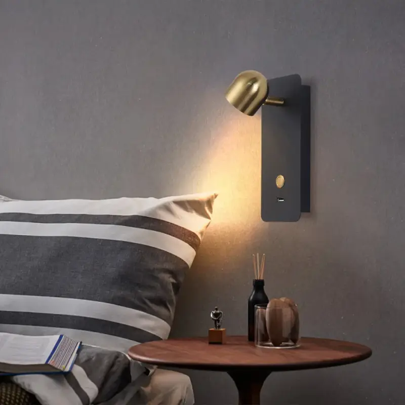 Nordic decorative wall light rechargeable by usb Prix Réduit