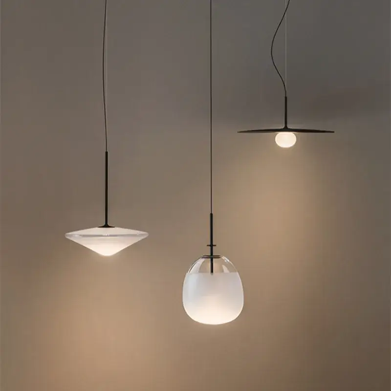 Postmodern design glass pendant light for interior decor Promotion