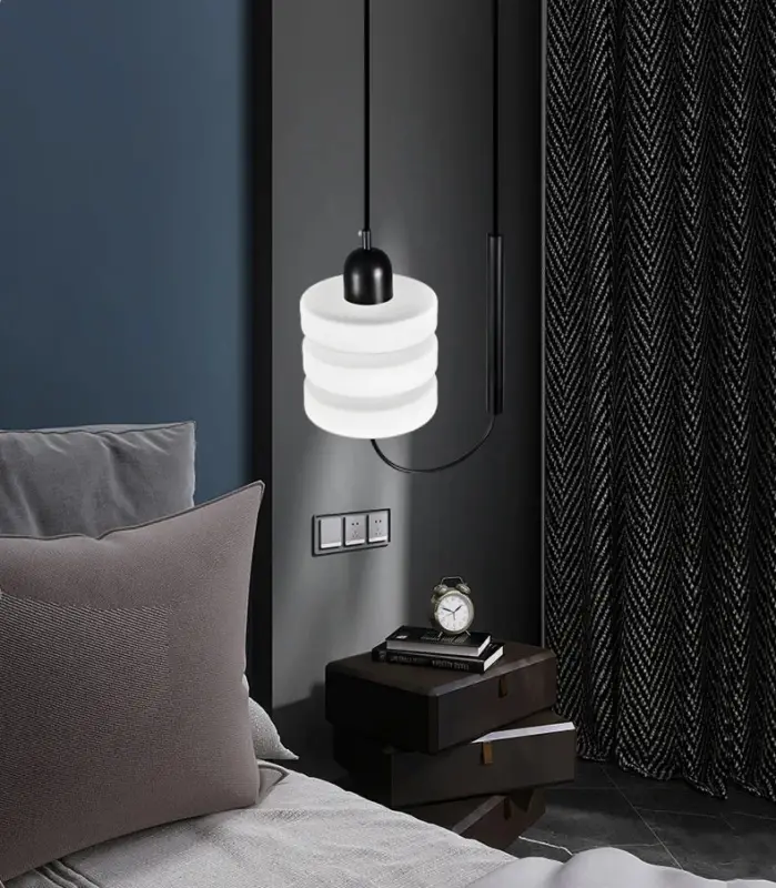 Scandinavian glass pendant light minimalist design for indoor lighting Offre Limitée