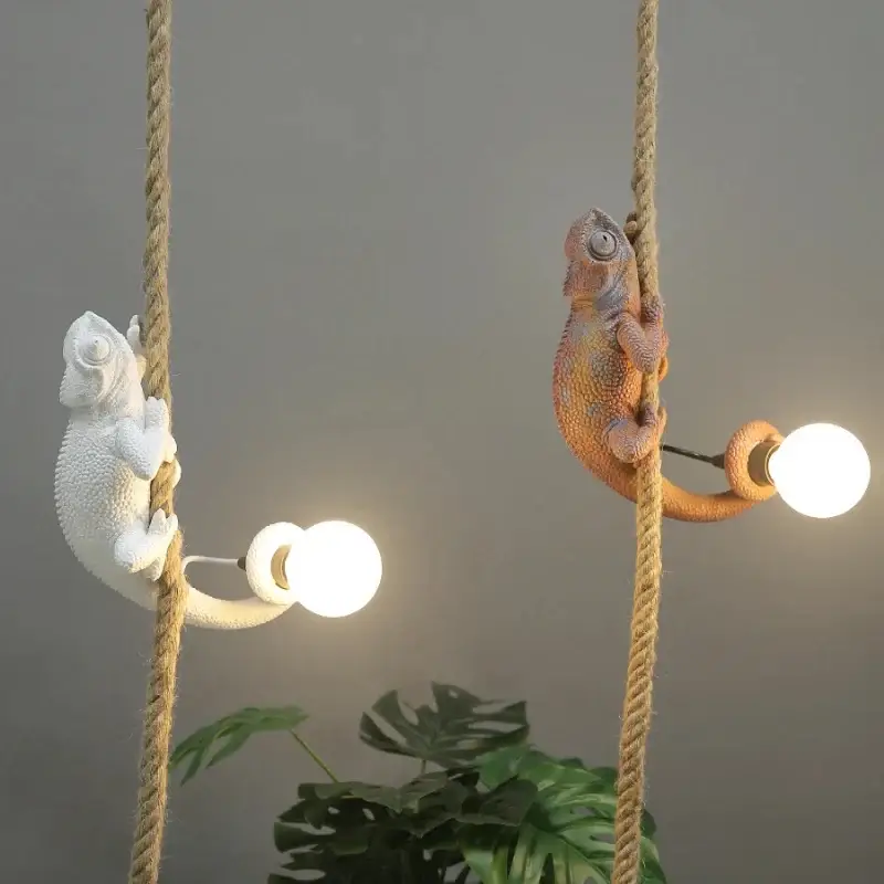 Resin animal chandelier retro pendant light for café Affaire À Saisir
