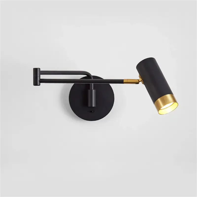 Swivel led wall light with switch and flexible arm Nouvelle Collection