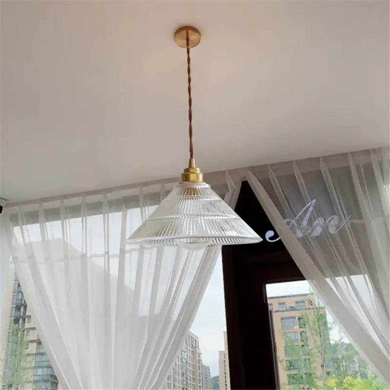 Nouvelle Collection Modern brass and glass pendant light for interior decoration