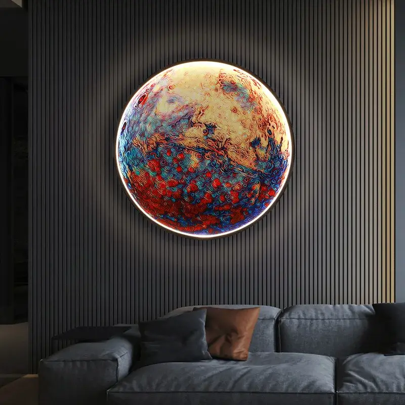 Moon-shaped led wall light for interior decoration Prix Bas