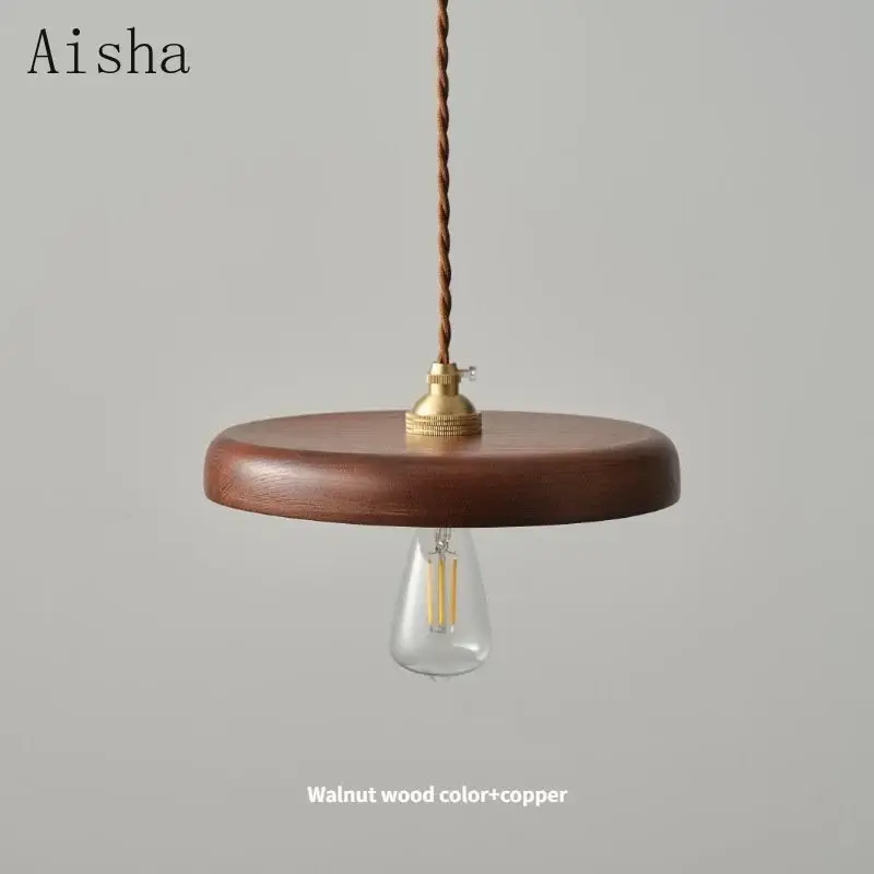 Nouvelle Collection Vintage solid wood pendant light for a warm interior glow