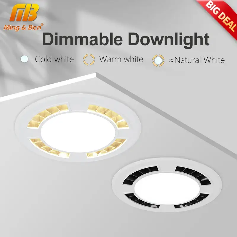 Solde Dimmable recessed led spotlight for versatile indoor lighting