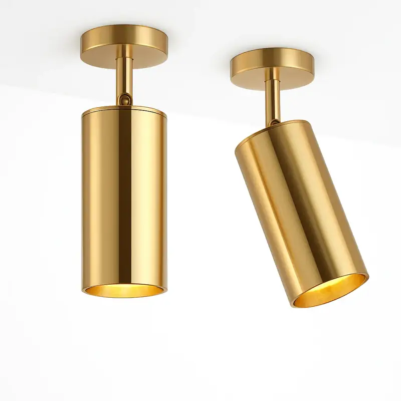 Petit Prix Gold aluminium led spotlight for modern indoor lighting