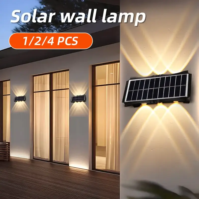Prix Promo Outdoor solar wall light waterproof with automatic switch