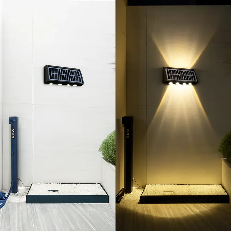 Outdoor solar led waterproof wall light for garden and balcony Achetez Aujourd&rsquo;hui