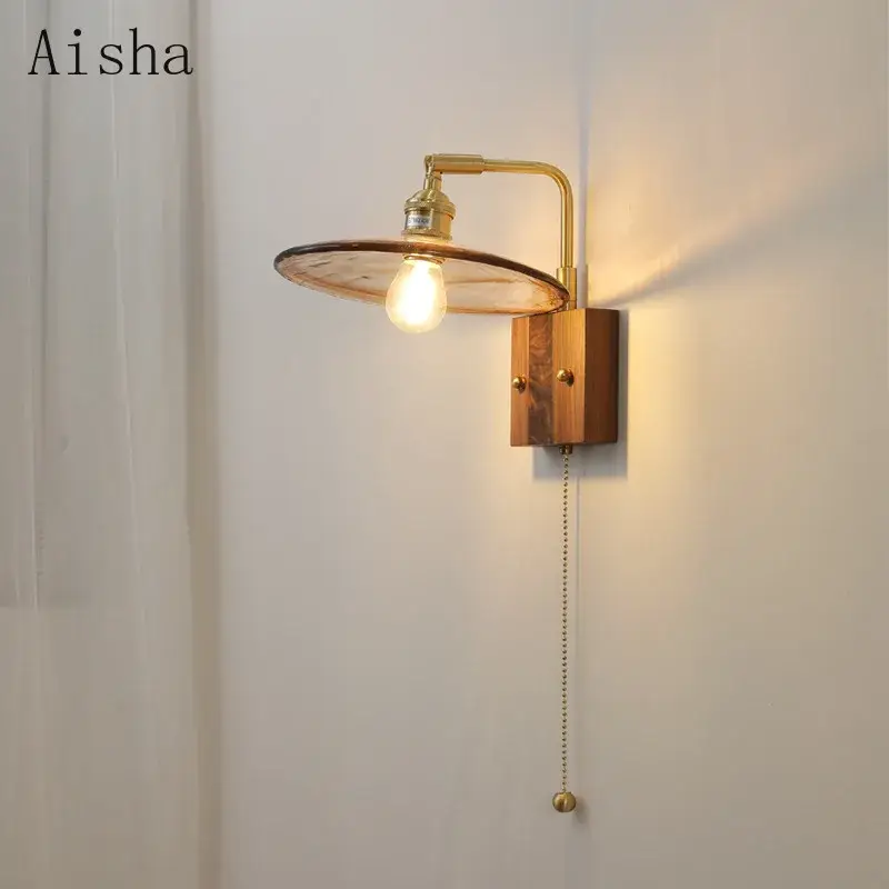 Seulement Aujourd&rsquo;hui Retro copper wall light japanese style for interior decoration