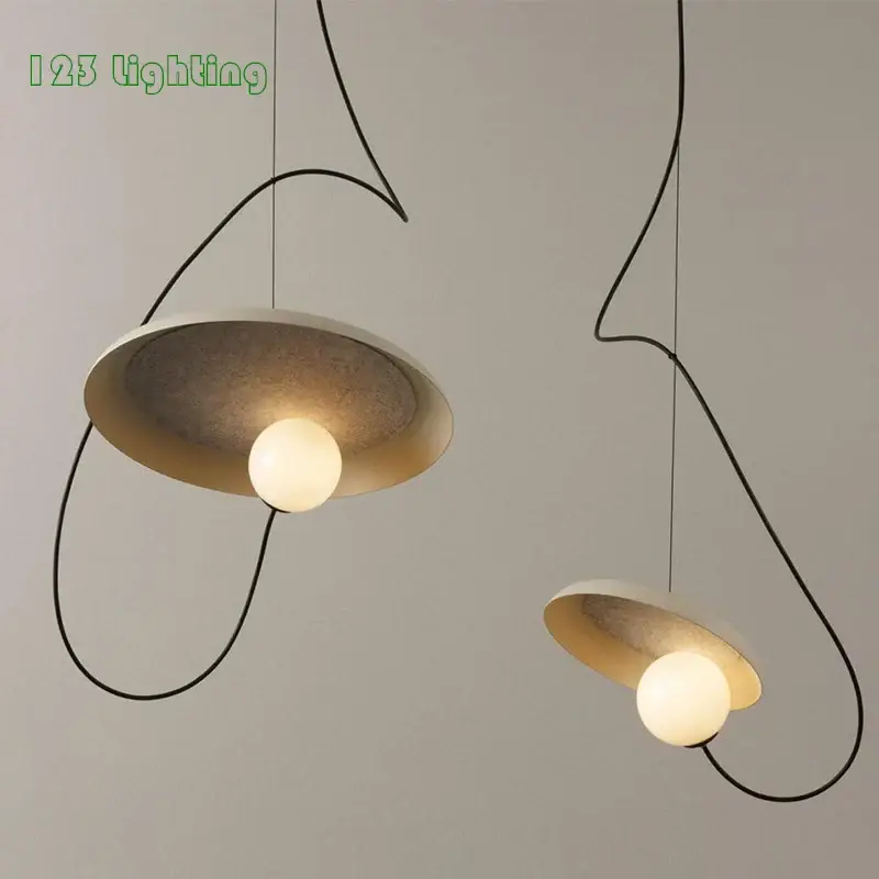 3d design led pendant light with movable sphere and adjustable cord Nouvel Arrivage