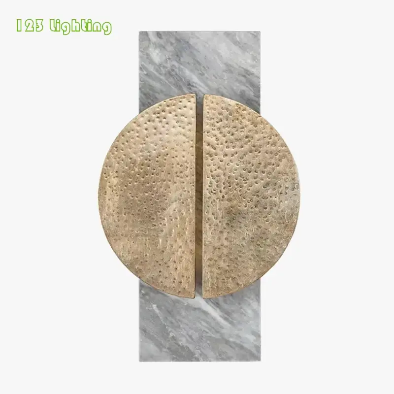 Natural marble wall light for modern decor and a warm atmosphere Authentique