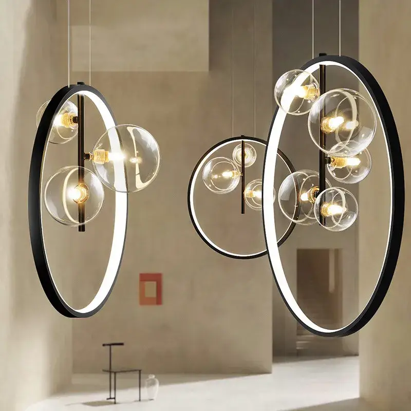 Top Vente Black metal pendant light with adjustable cord for indoor lighting
