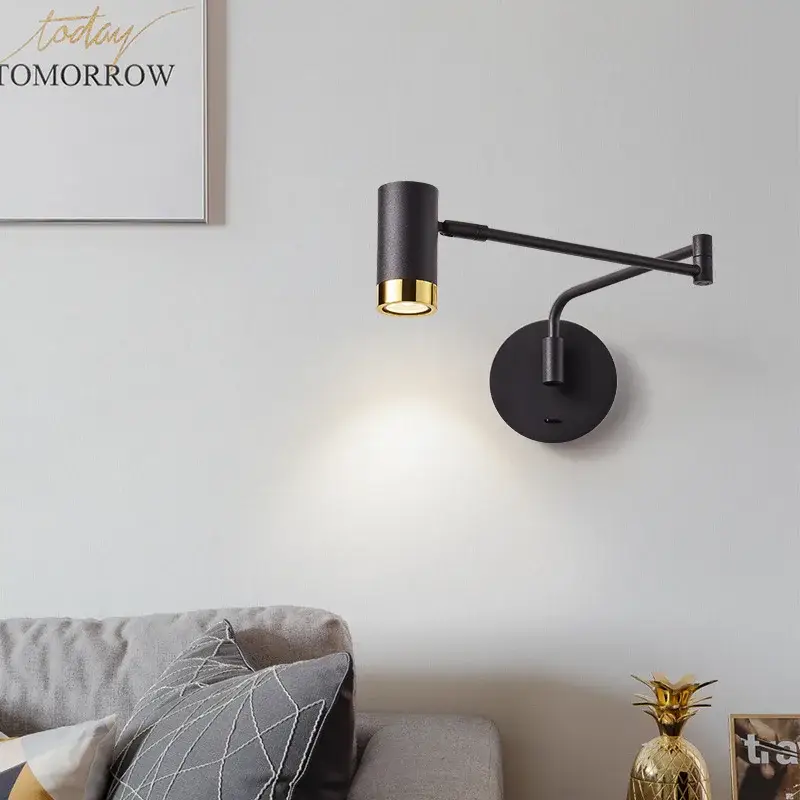 Offre Spéciale Modern telescopic bedside lamp with creative minimalist design