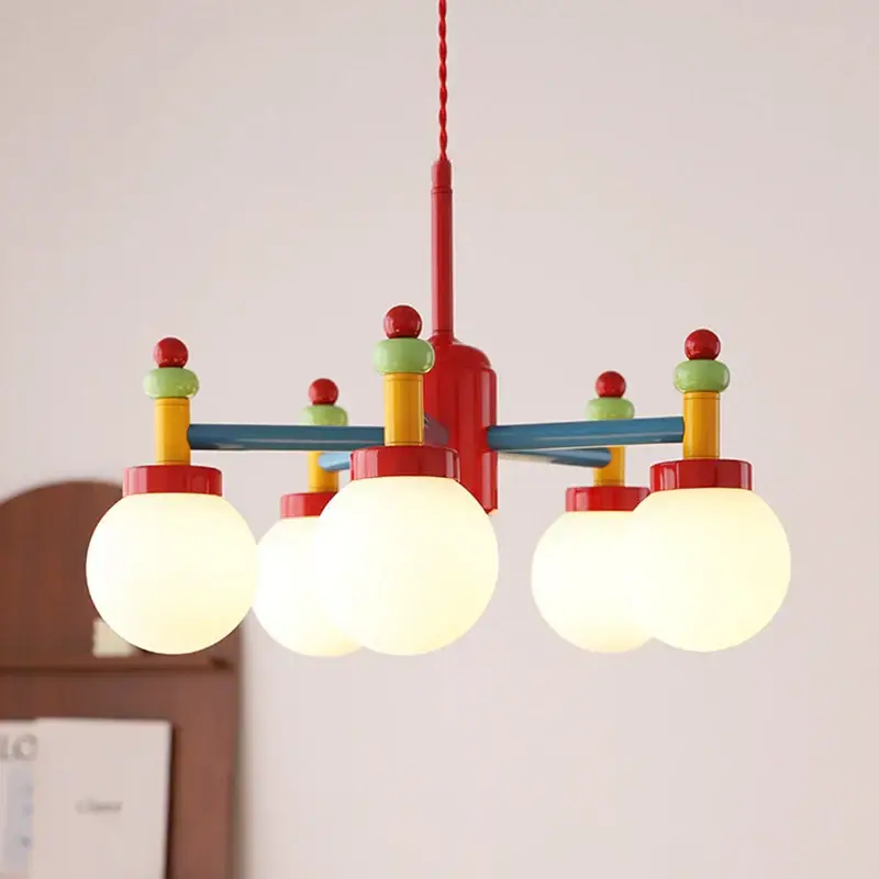 Prix Cassé Multi-colored antique chandelier for various spaces and modern deco…