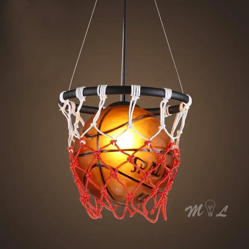 Solde Acrylic pendant light with basketball hoop design