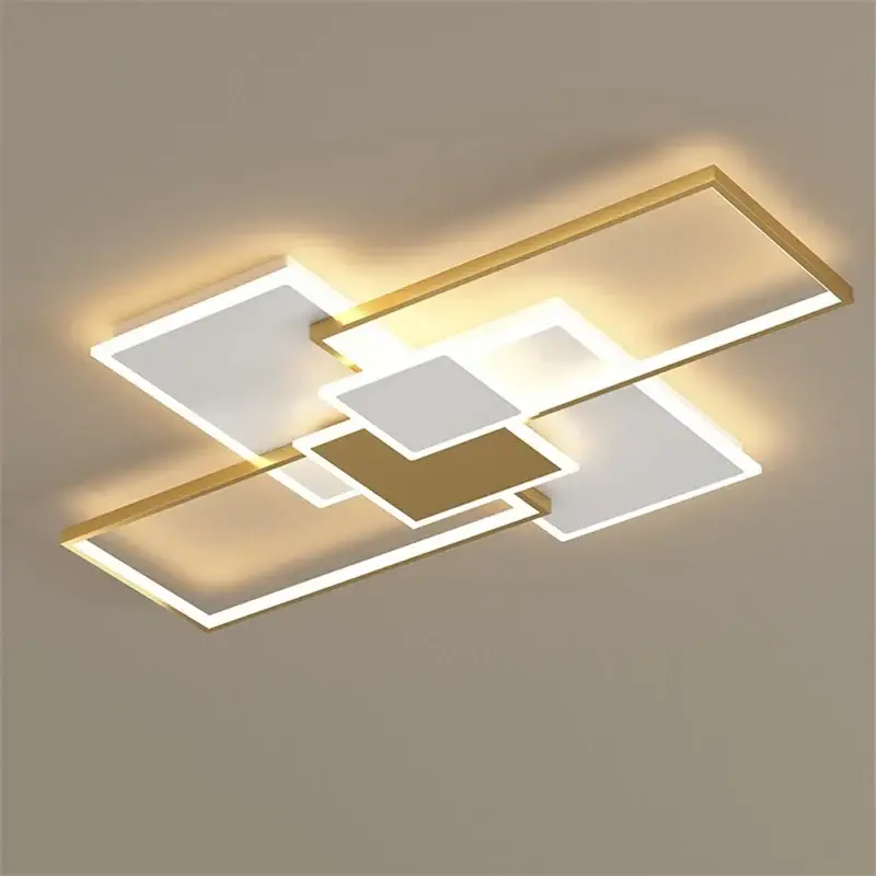 Promotion Saisonnière Modern square frame ceiling light with led