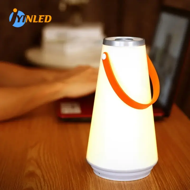 Rechargeable portable led camping lamp with touch control and hangi… Must-Have