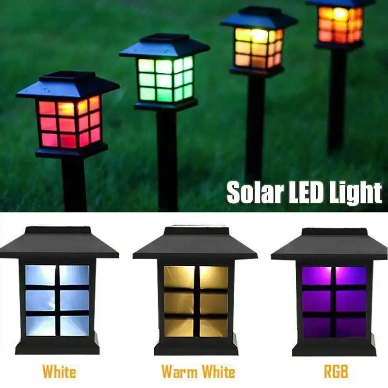 Nouvel Arrivage Waterproof colour-changing solar led garden lamp