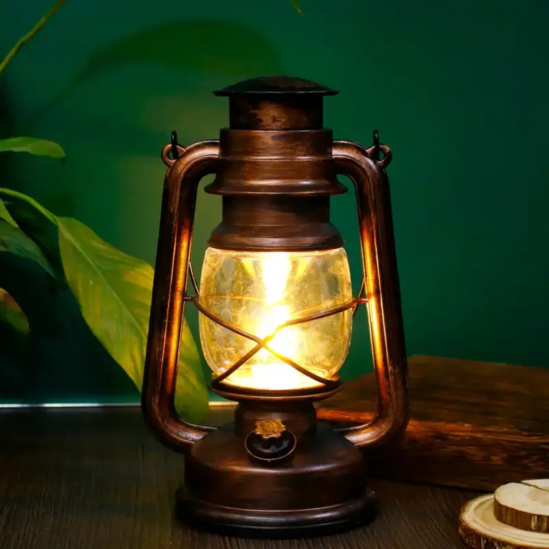Retro waterproof camping lamp for tent and outdoor atmosphere Prix Cassé