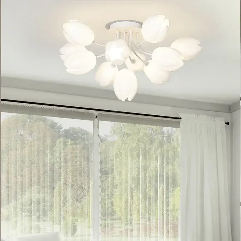 Nouvelle Collection Modern led lily flower chandelier for decorative interiors