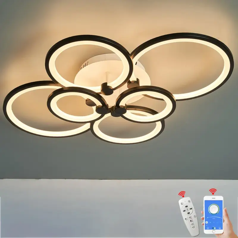 Offre Exclusive Modern circular ring chandelier with led lighting