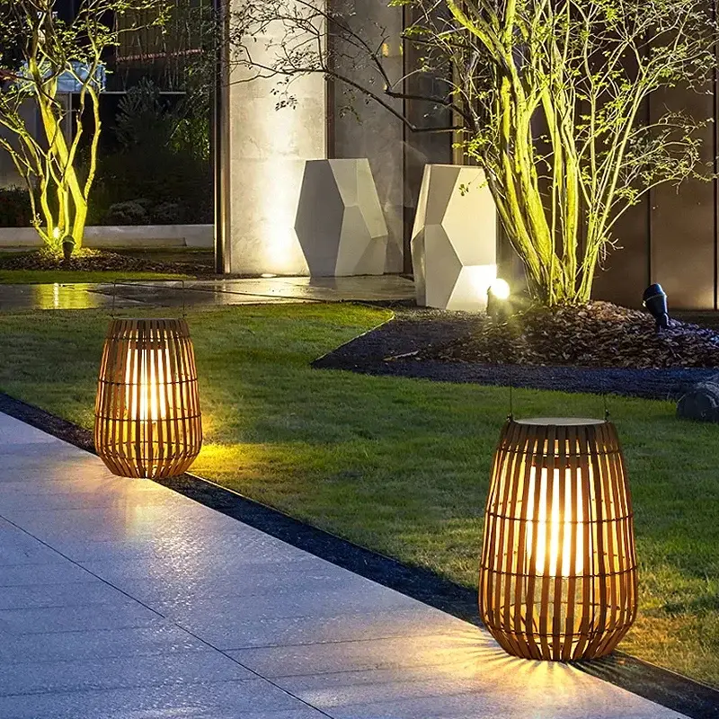 Waterproof solar floor lamp for garden and outdoor spaces Nouveauté