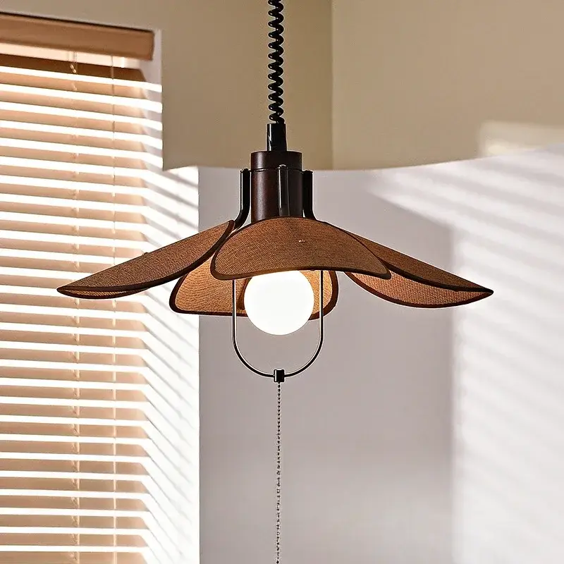 Prix Bas Wabi-sabi wooden pendant light for restaurants and bars