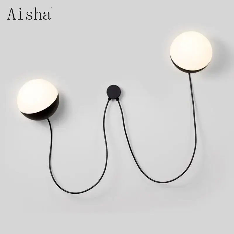 Nordic glass wall light for interior decoration and lighting Dernière Chance