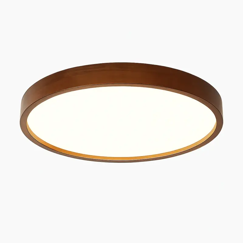 Vente Flash Nordic style round wooden ceiling light for modern interiors