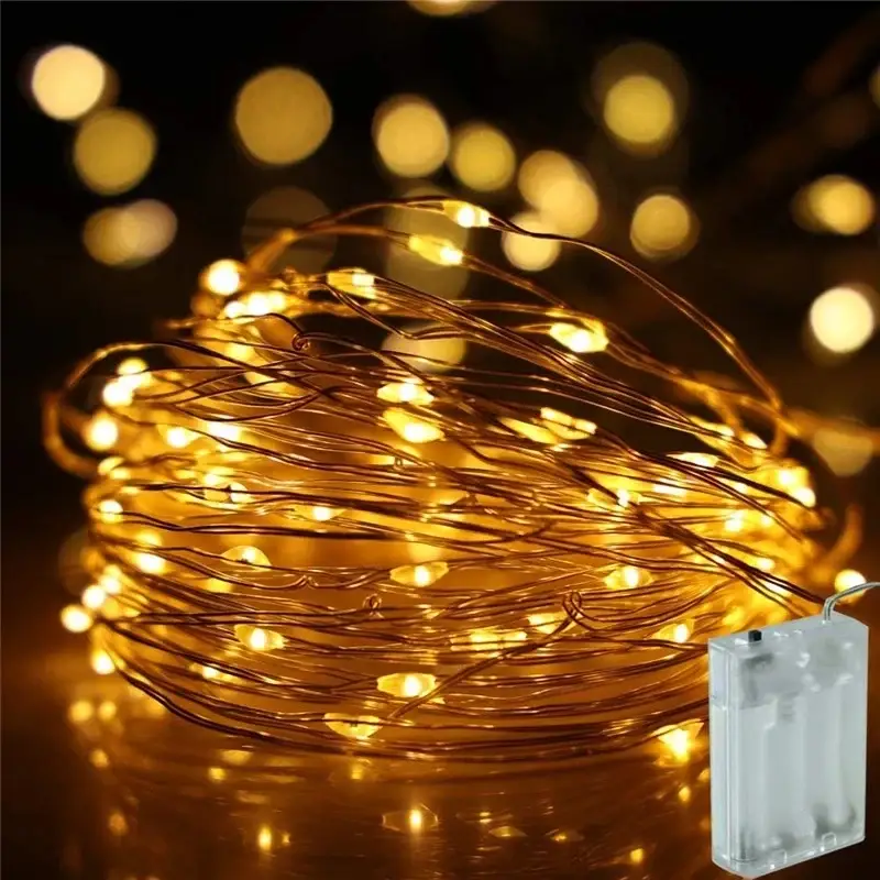Réduction Led string lights for festive, wedding and christmas decoration