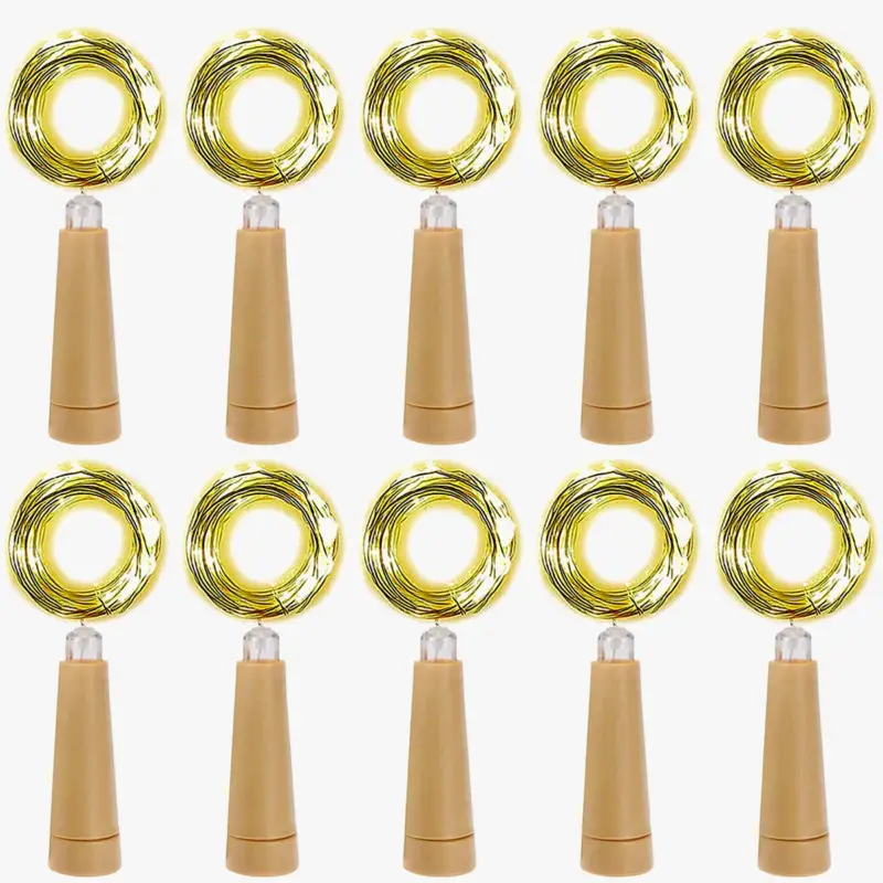 Set of 10 led fairy light strings for festive decorations Top Vente
