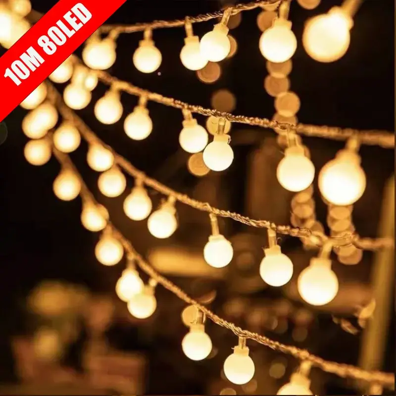 Achat Immédiat Small globe string lights for indoor and outdoor decoration