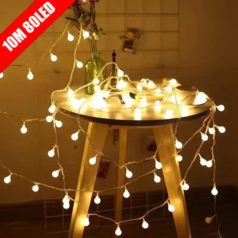 Vente Directe Led ball string lights for weddings, gardens and parties